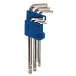 ALLX-7M | Juego 7 llaves allen largas mm punta bola con organizador