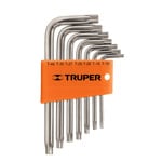 TORX-7C | Juego de 7 llaves torx con organizador, Truper