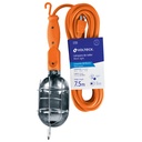 LAT-8M | Lámpara de taller con canastilla metálica 7.5 m, Volteck