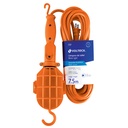 LAT-8P | Lámpara de taller con canastilla plástica, 7.5 m, Volteck