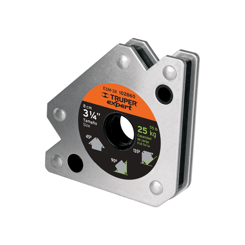 ESM-3X | Escuadra magnética 3' para soldar, capacidad 17 kg, Expert