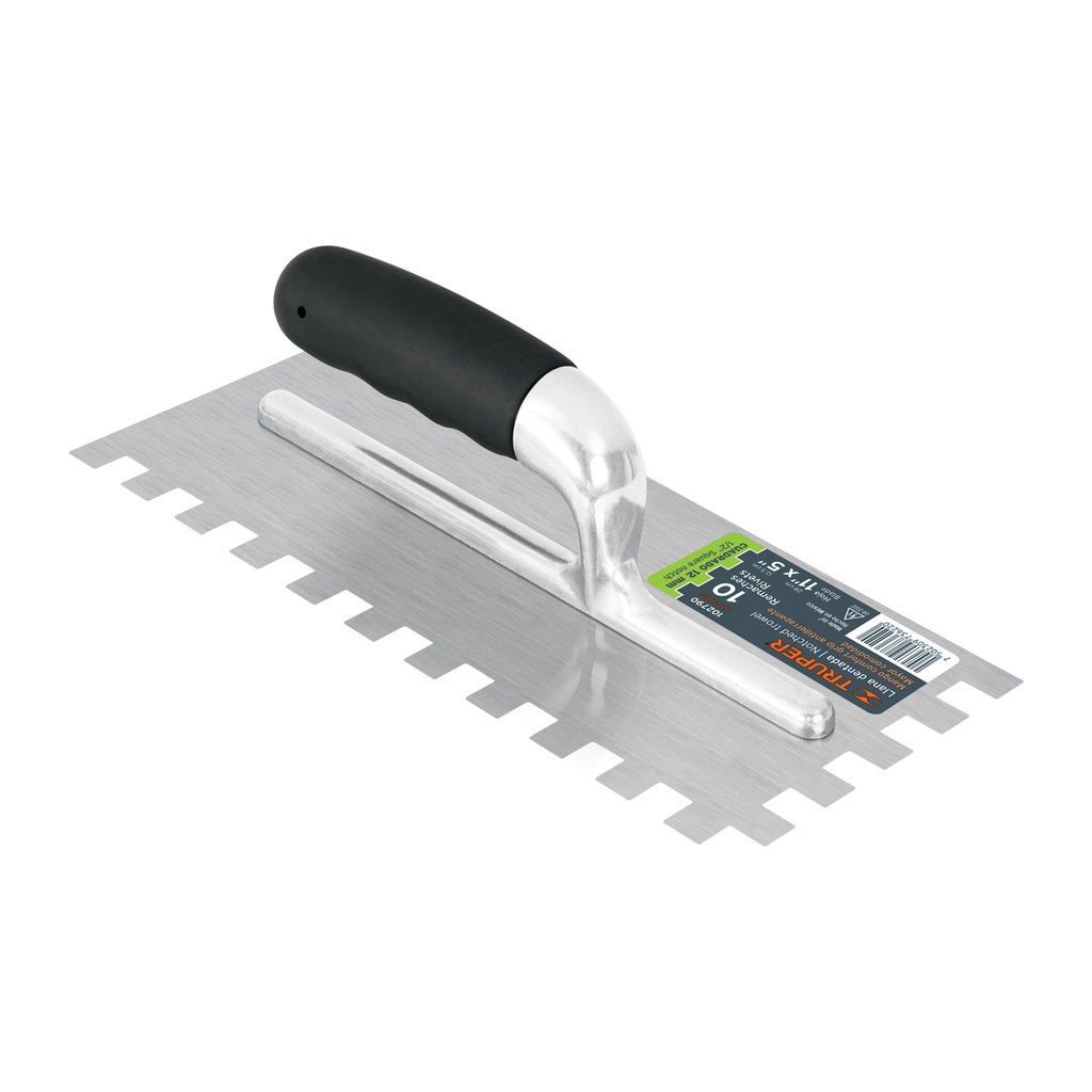 LLG-11CG | Llana 11' dentado cuadrado 1/2', 10 rem, mango comfort grip