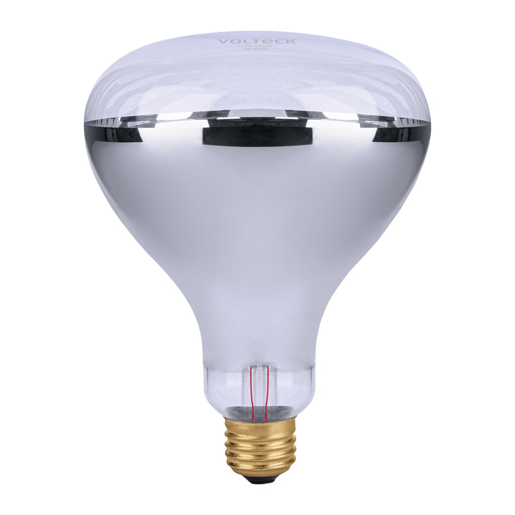 BR-40IT | Lámpara incandescente de calor, BR40 250 Watts, transparente