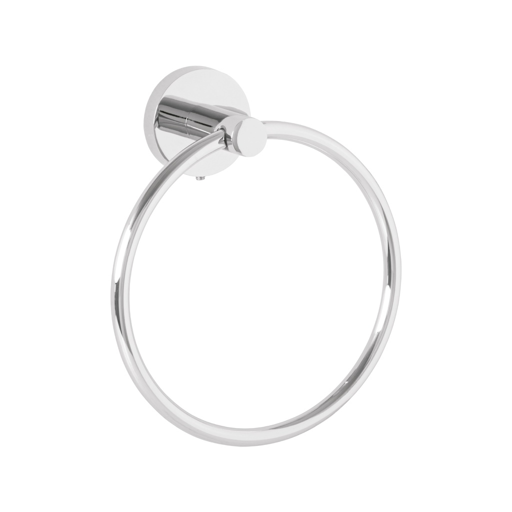 TBA-77 | Toallero argolla metálico acabado cromo, Foset Túbig