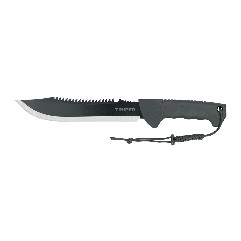 MACH-10X | Machete doble filo 10' cacha inyectada, con funda, Truper