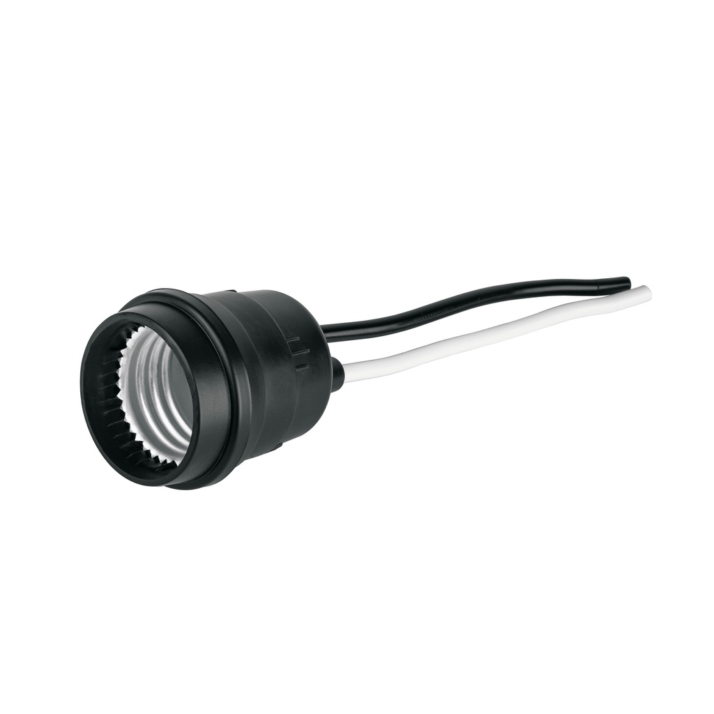 POIN-10GB | Portalámpara de PVC para intemperie, a granel, Volteck Basic