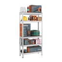 ESME-351 | Estante metálico 5 repisas MDF cap. 35 kg, 150x30x75, Pretul