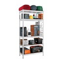 ESME-352 | Estante metálico 5 repisas MDF cap. 35 kg, 180x40x90, Pretul