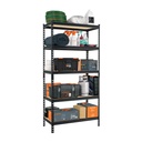 ESME-601 | Estante metálico 5 repisas MDF cap.60 kg 183x46x91, Pretul