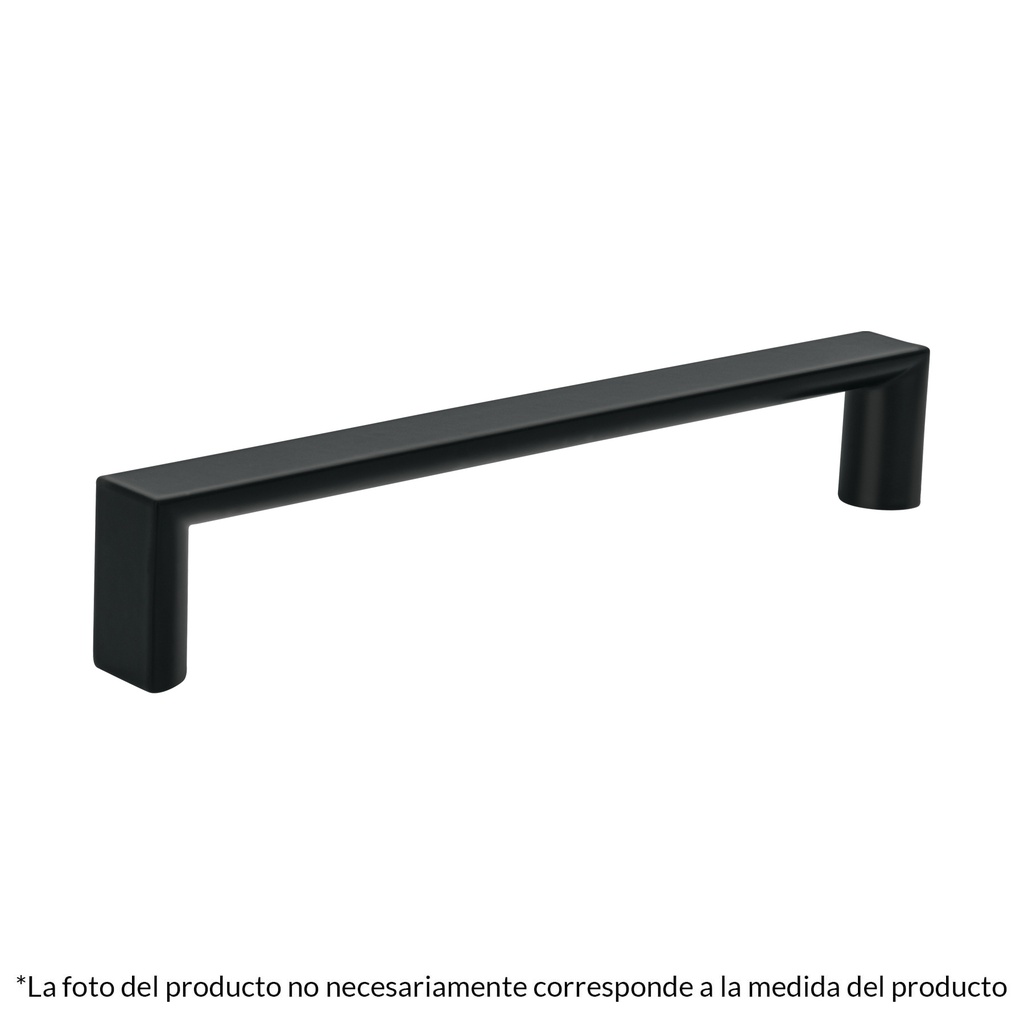 JAL-0961 | Jaladera de 96mm estilo 'Andamio' acabado negro, Hermex