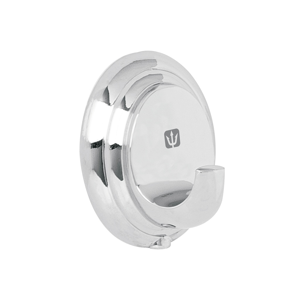 AQA-83 | Gancho sencillo metálico acabado cromo, Foset Aqua