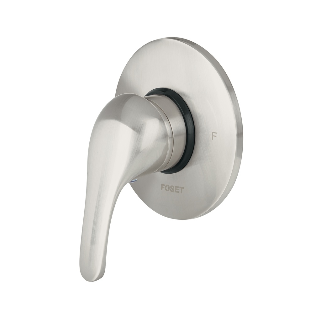 AQM-71N | Monomando para regadera, palanca, satín, Foset Aqua