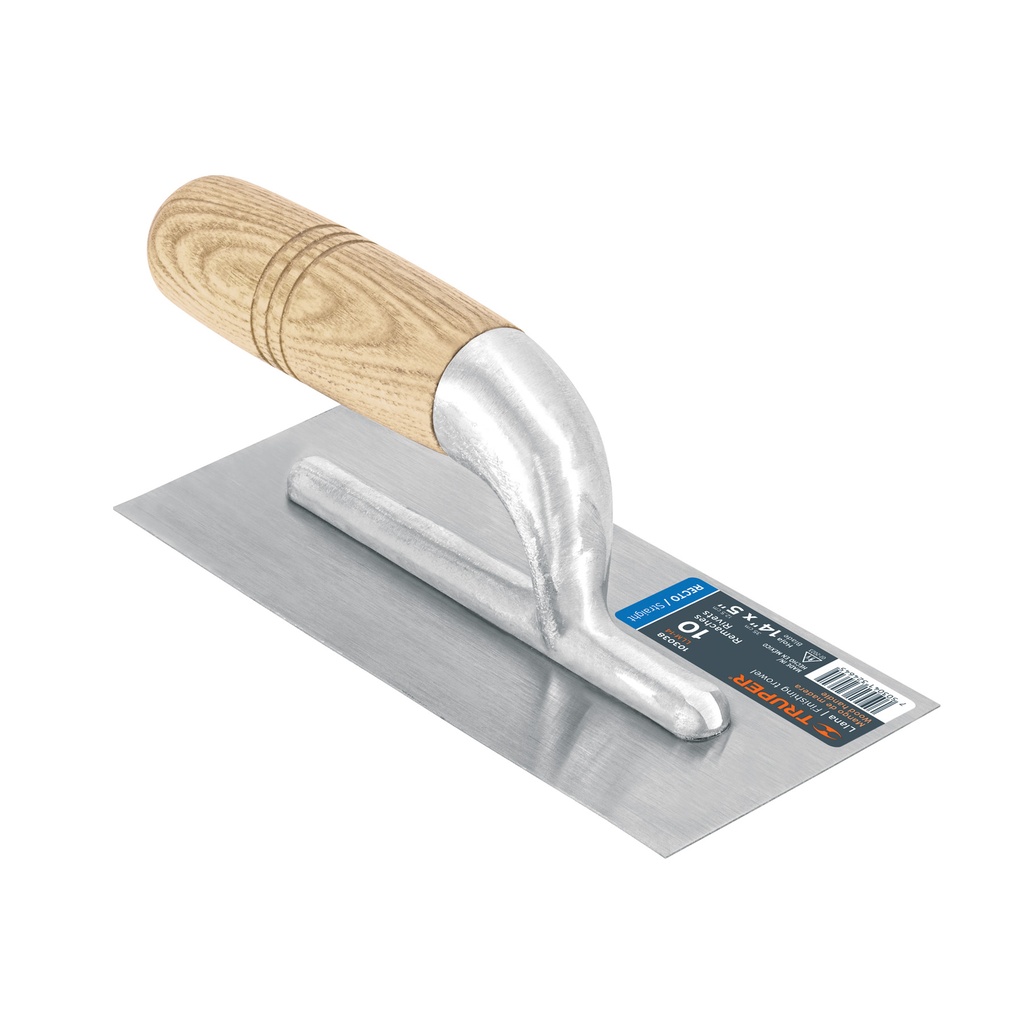 LLM-14 | Llana canto recto 14', 10 remaches, mango de madera, Truper