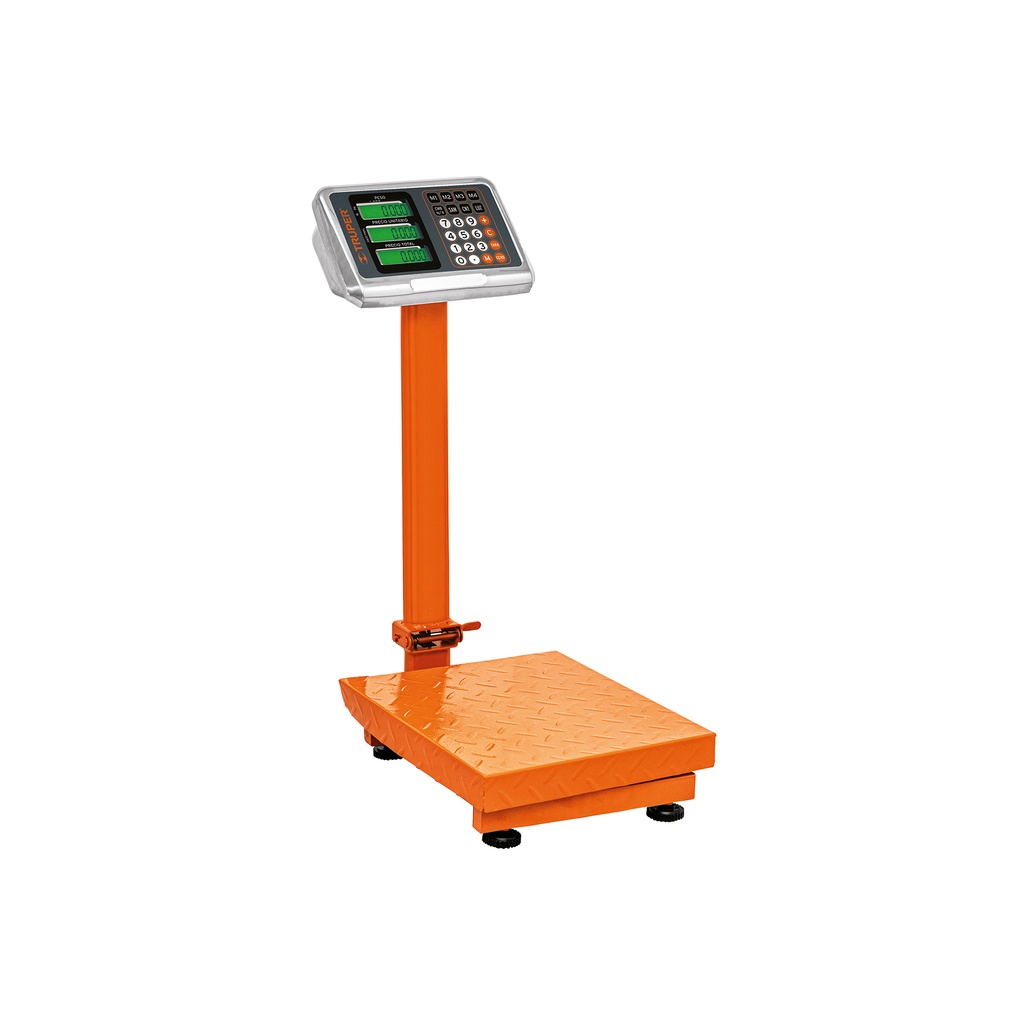 BAS-80PLA | Báscula electrónica de plataforma p/mostrador, 80 kg, Truper
