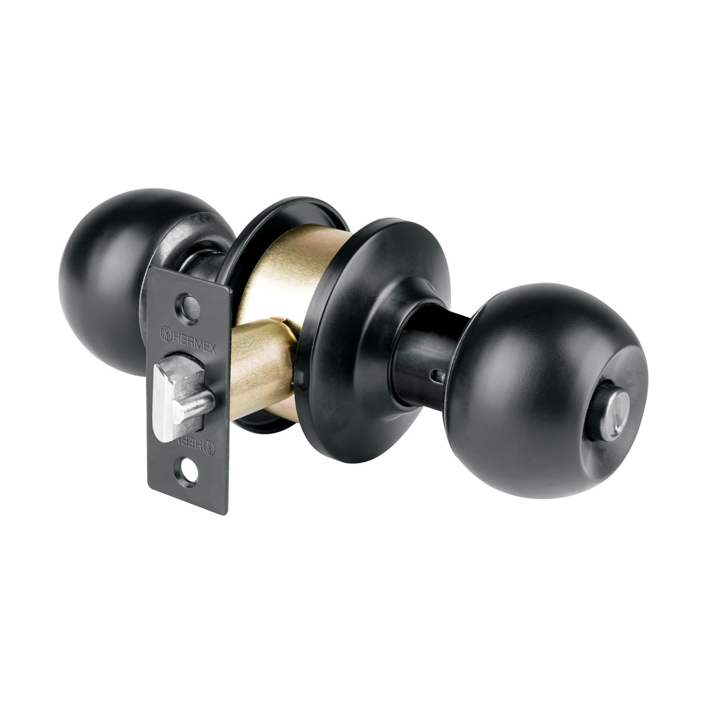 BAL-NE-RP | Cerradura tipo esfera, cilíndrico, recámara, negro, Basic