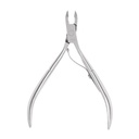 UNA-240P | Alicate para manicure 4', cabeza recta, Pretul