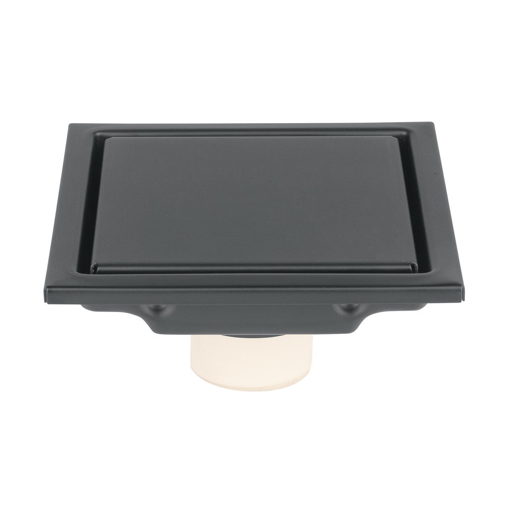 RS-703M | Resumidero reversible 4', anti olores, acero inox, negro, Aq