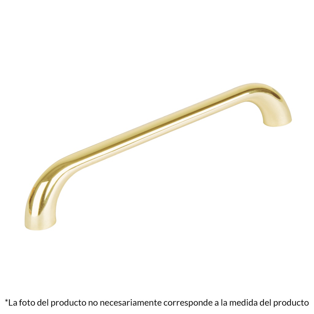 JAL-1621 | Jaladera de 96mm estilo 'Cádiz' acabado latón brillante