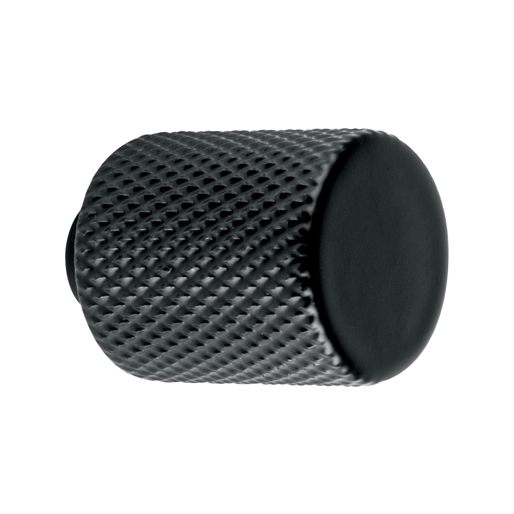 PER-166 | Perilla metálica estilo 'Cádiz', negro, Hermex