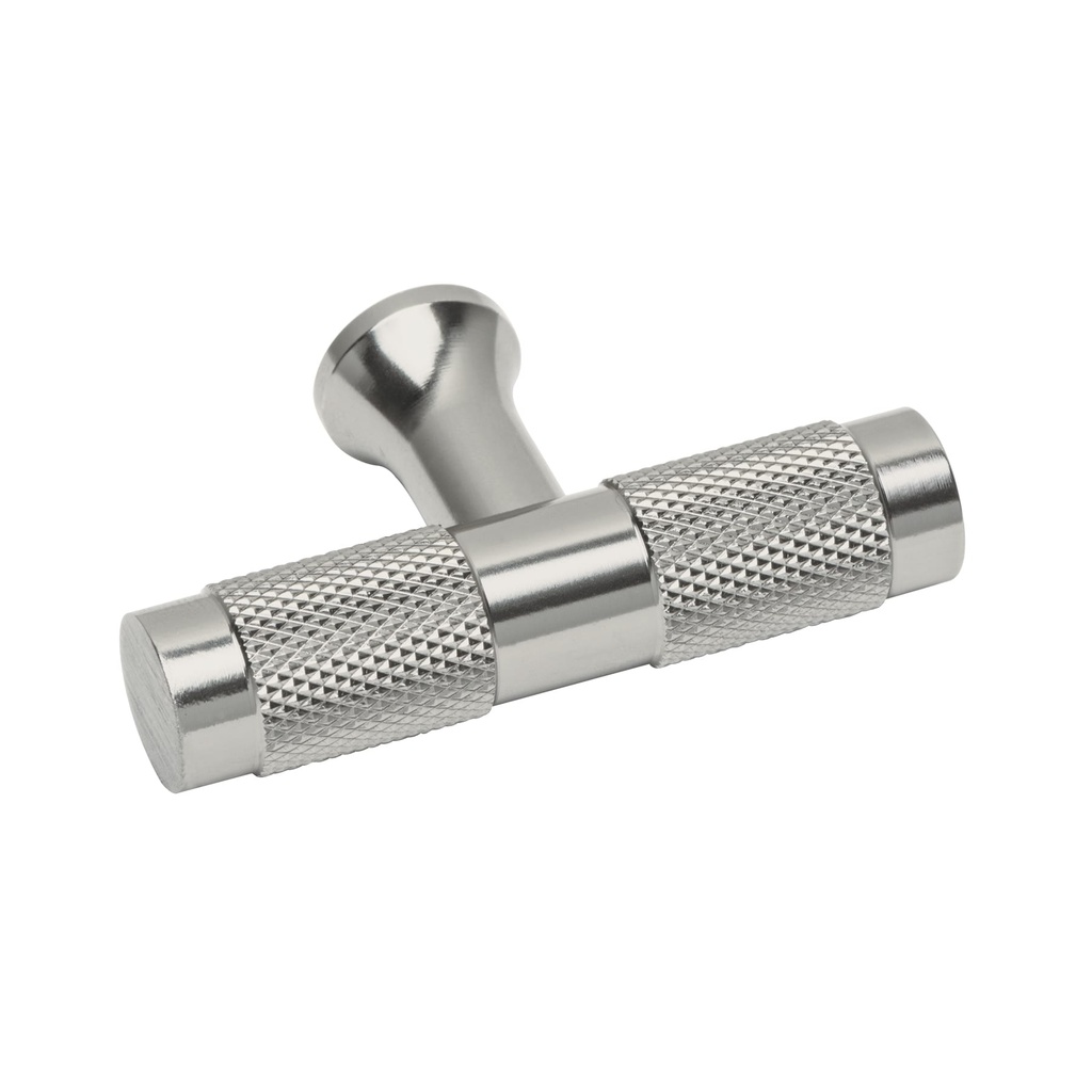 PER-131 | Perilla metálica estilo ' Segovia', niquel satinado, Hermex