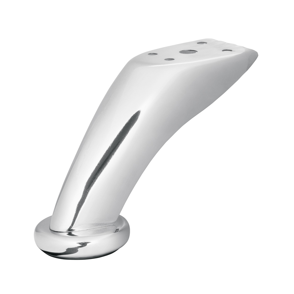 PAMU-9 | Pata para sofa y mueble, cromo, 90 mm altura, Hermex