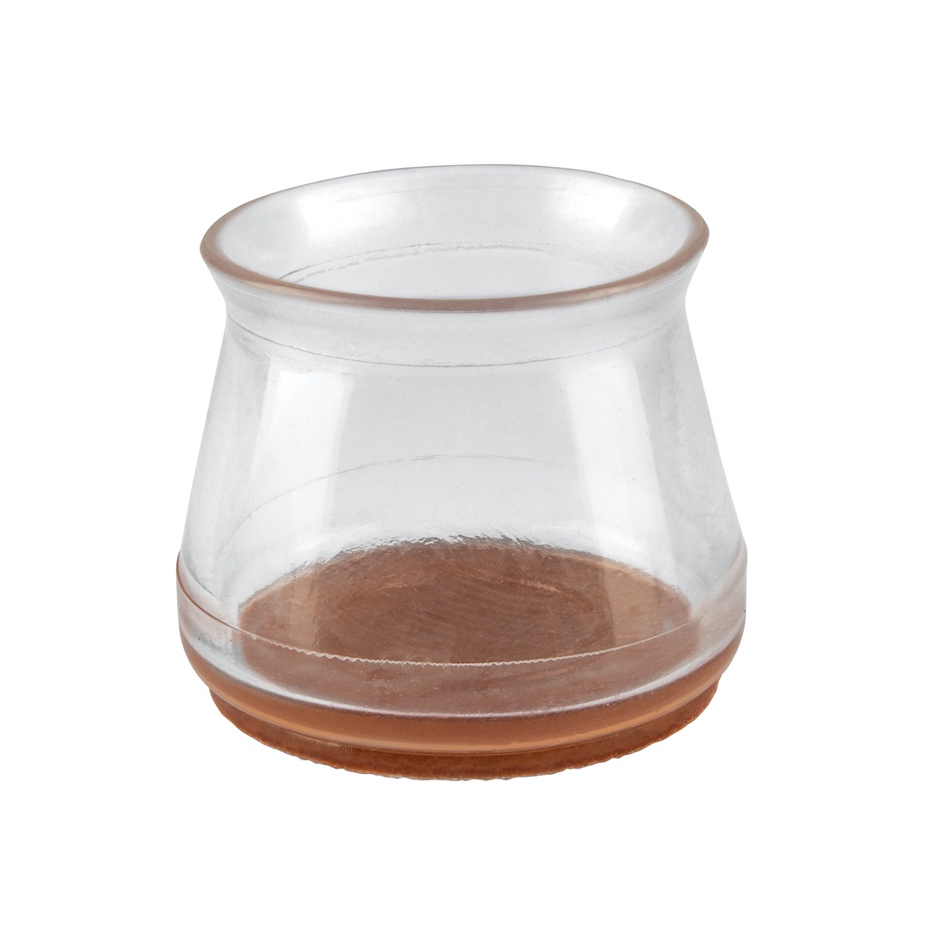 PRS-7 | Caja con 24 protectores para patas de silla, transparente