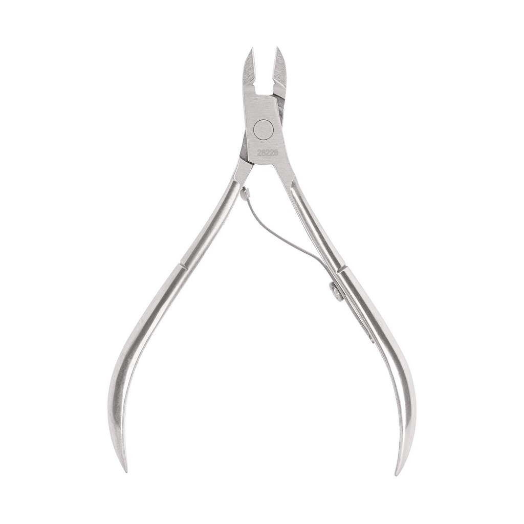 UNA-238P | Alicate para manicure 3-3/4', cabeza recta, Pretul