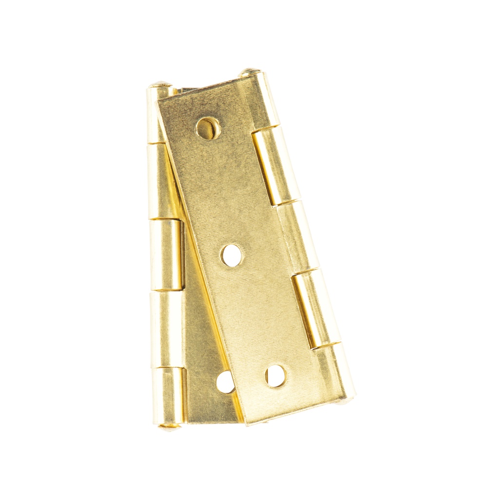 BR-351B | Bolsa con 2 bisagras rectangulares 3-1/2', acero latonado