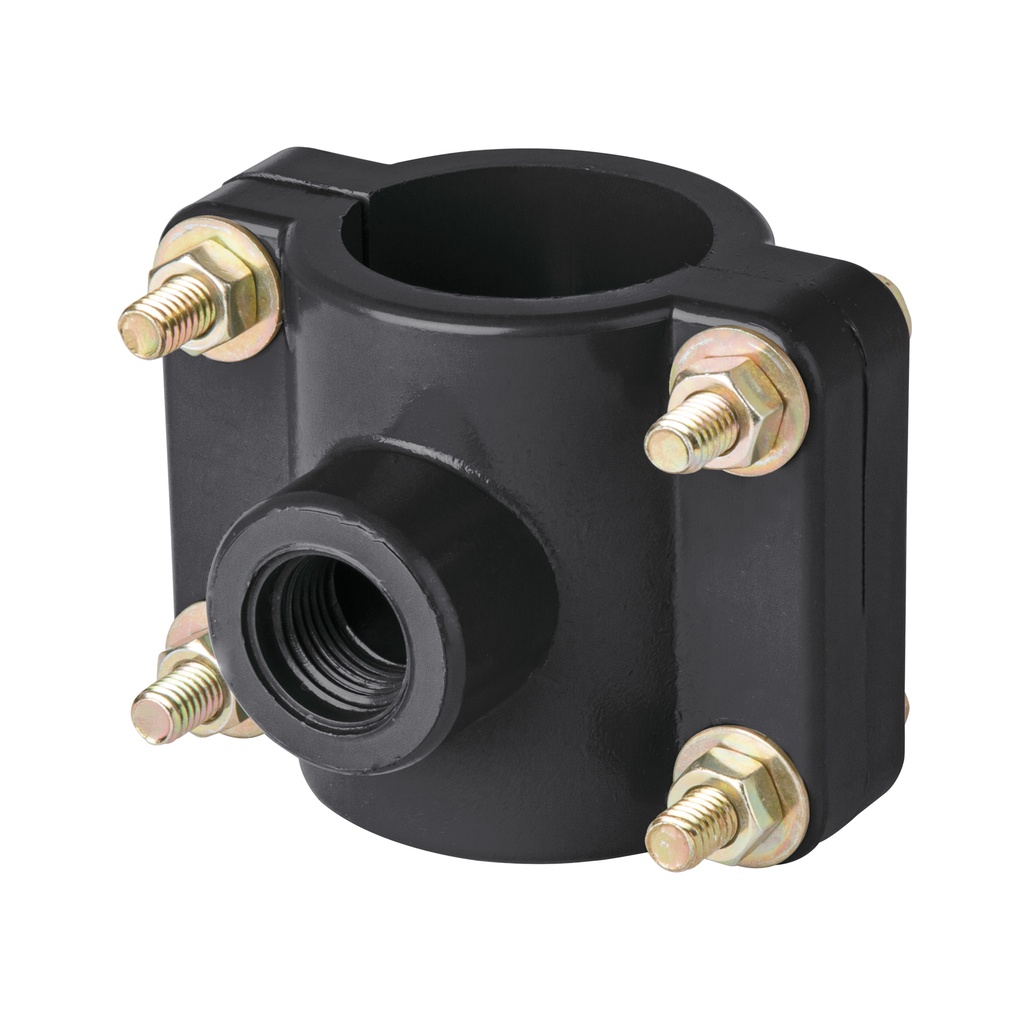 ATD-1 1/2 | Abrazadera para toma domiciliaria PP 1-1/2' x 1/2', Foset