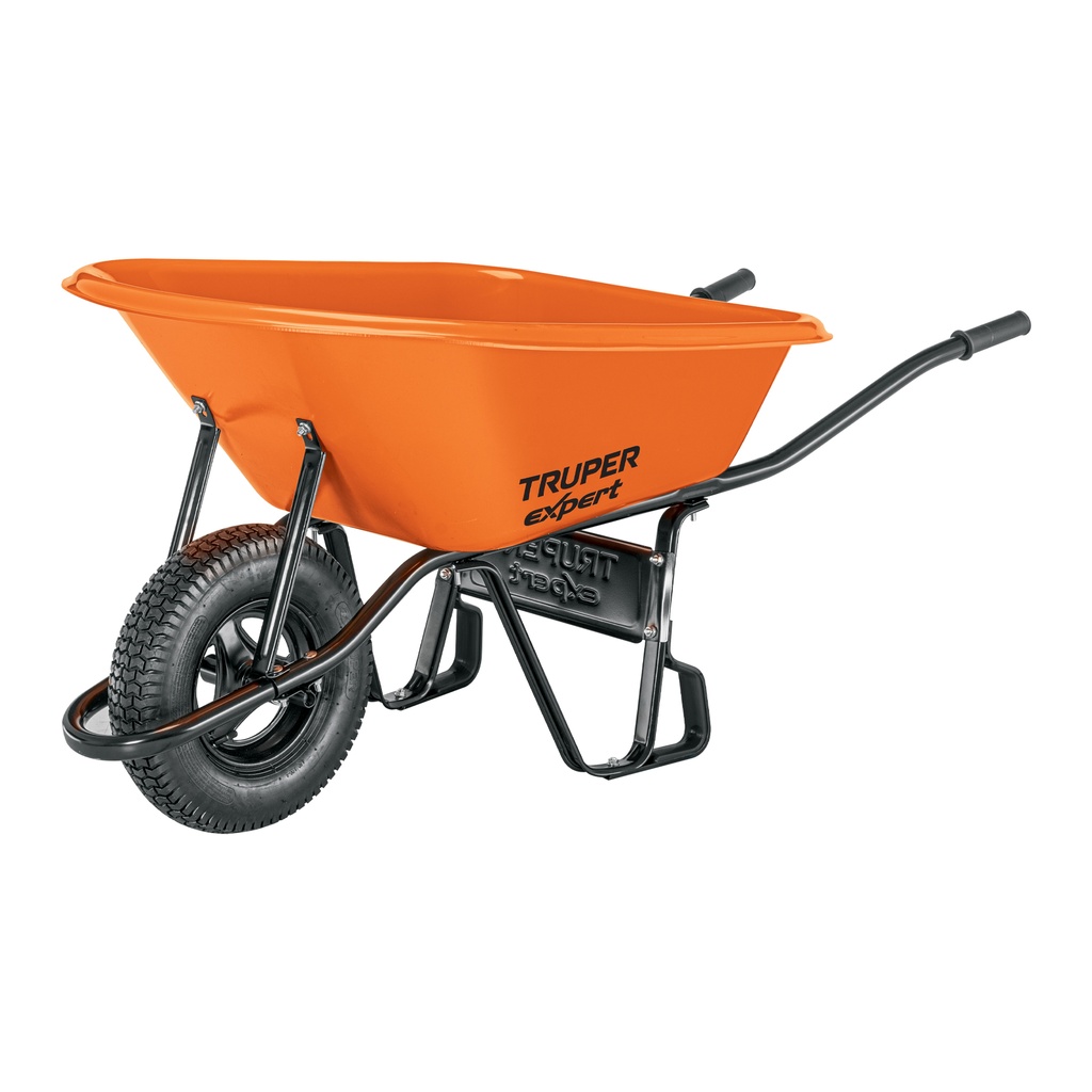 CAT-60PLX | Carretilla 6ft3 Expert plástica, neumática, bastidor tubular