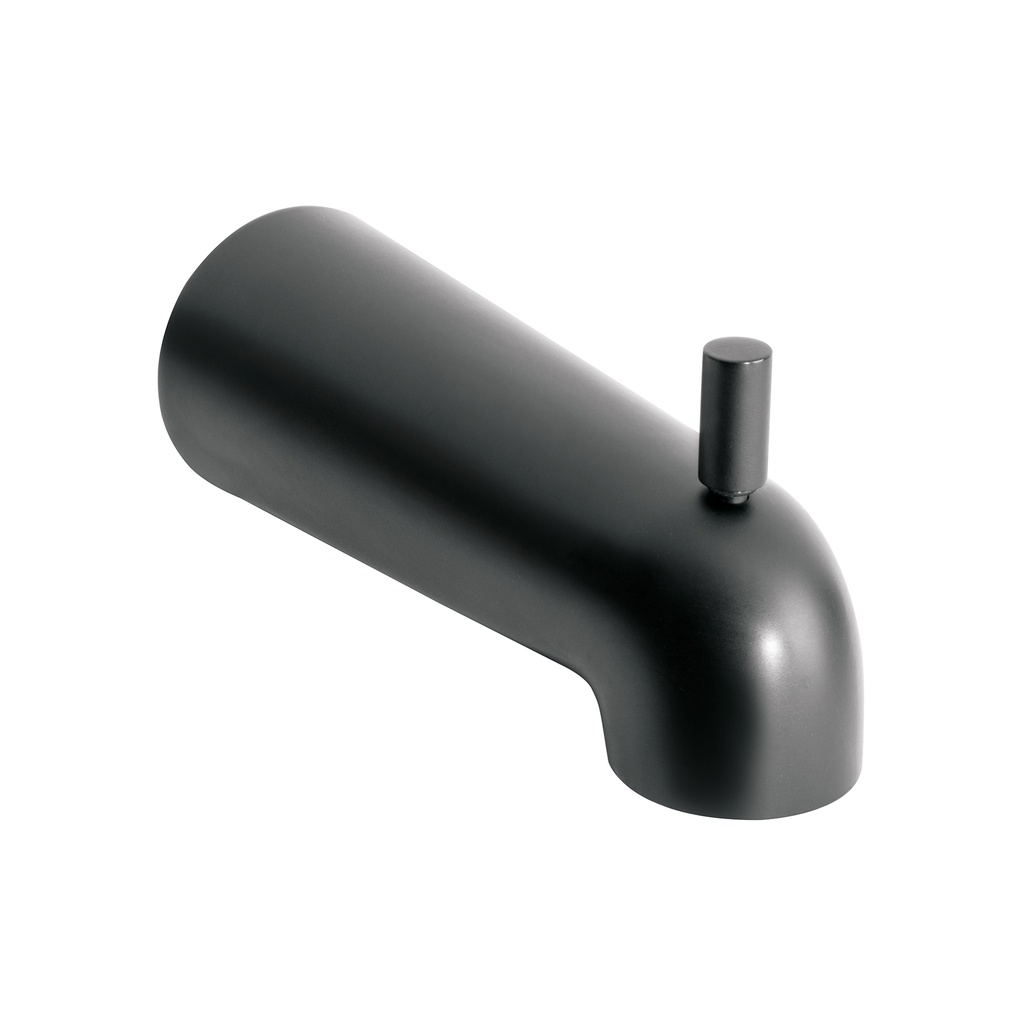 TBM-51M | Salida de tina con desviador, negro, Foset Túbig