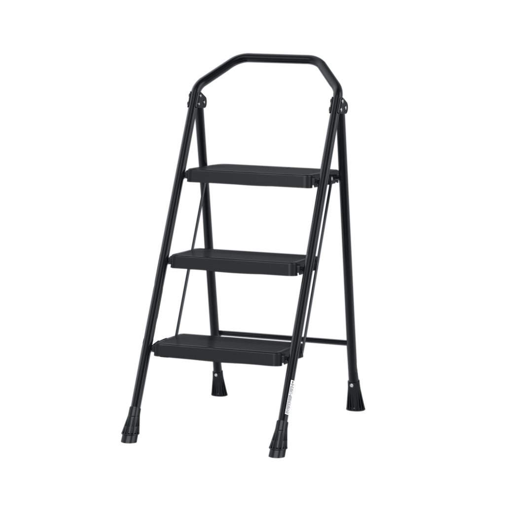 ESTU-3 | Escalera tubular, plegable, 3 peldaños, Truper