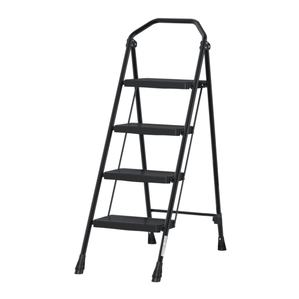ESTU-4 | Escalera tubular, plegable, 4 peldaños, Truper