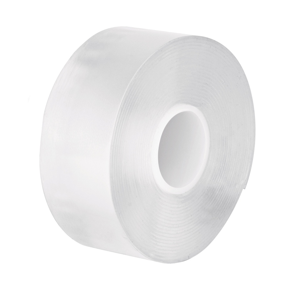CDR-330 | Cinta doble cara reutilizable, transparente 3mx30mm, Truper