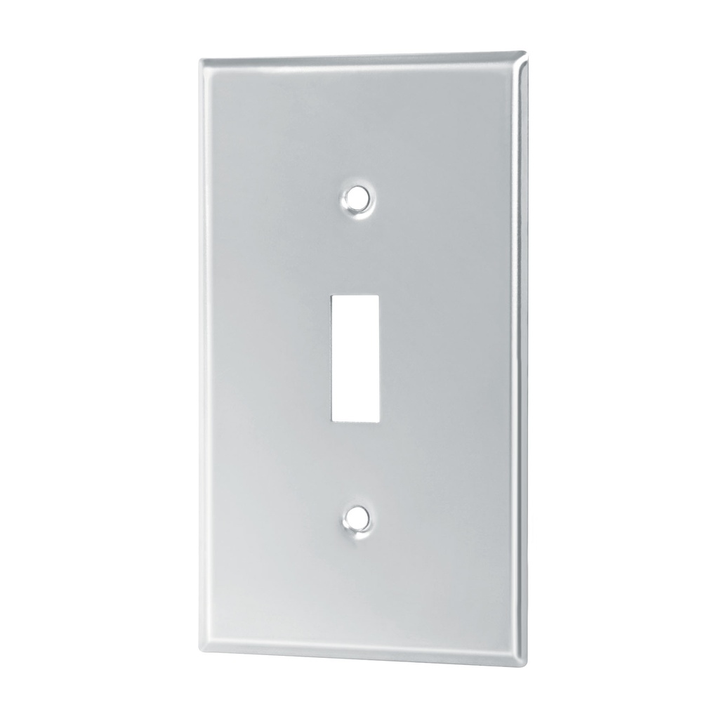 PIAP-S | Placa de Acero Inox. para interruptor vertical, Standard