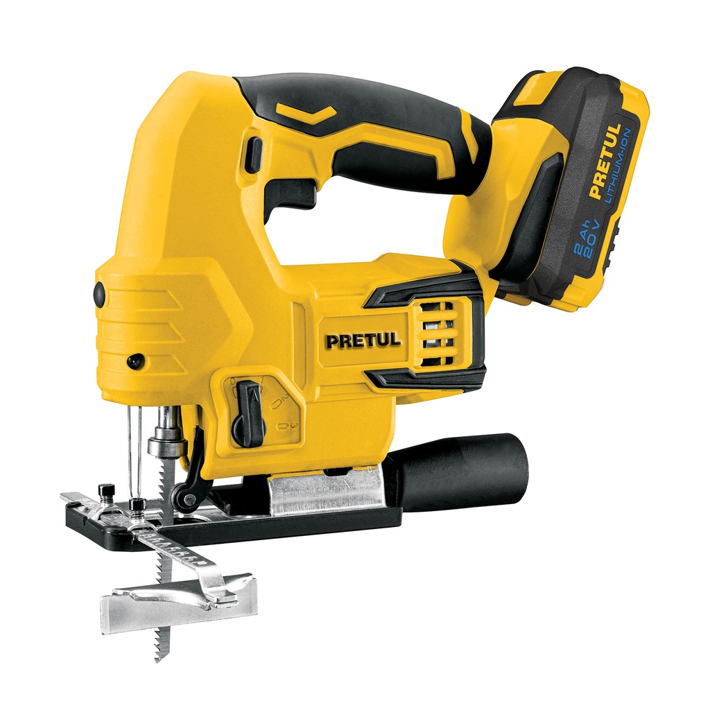 CALI-20P | Sierra caladora inalámbrica, 20V, PRETUL