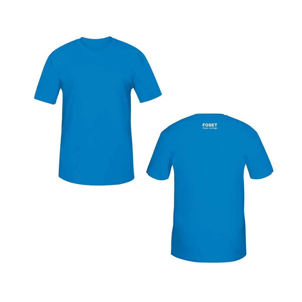 CAM-FOS-38 | Playera cuello redondo para hombre, azul, M, Truper