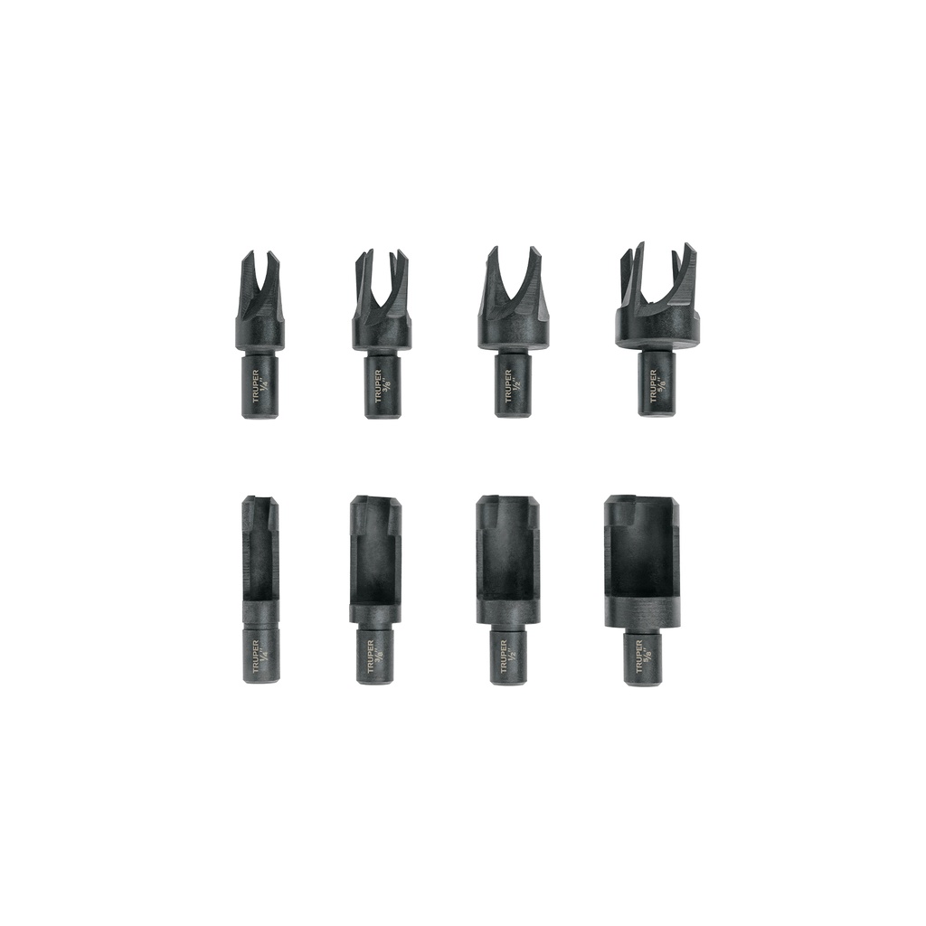 JBC-8 | Juego de 8 brocas clavacote para madera, Truper