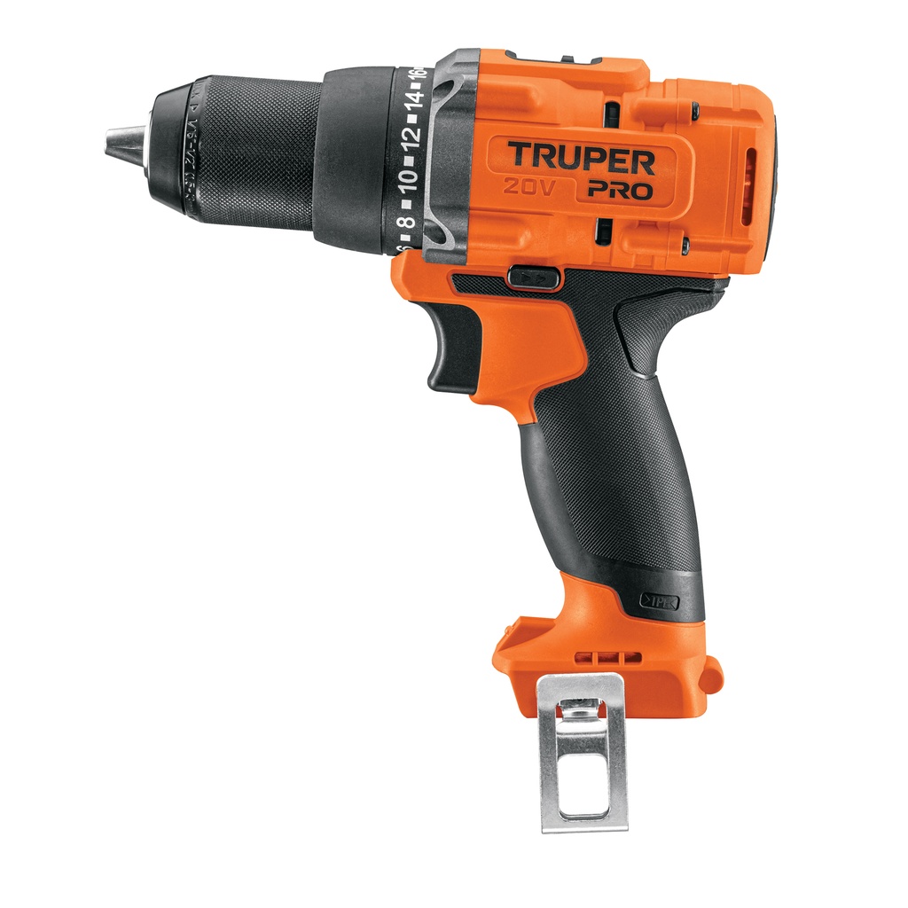 TALI-20AS | Taladro inal.1/2', 20V, s/accesorios, TRUPER PRO