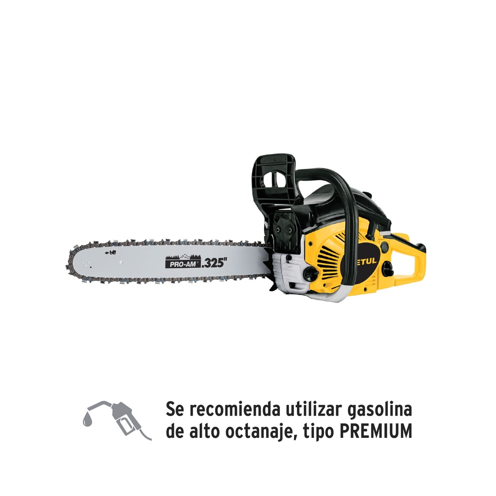MOT-4516P | Motosierra 45 cc a gasolina con barra de 16', Pretul