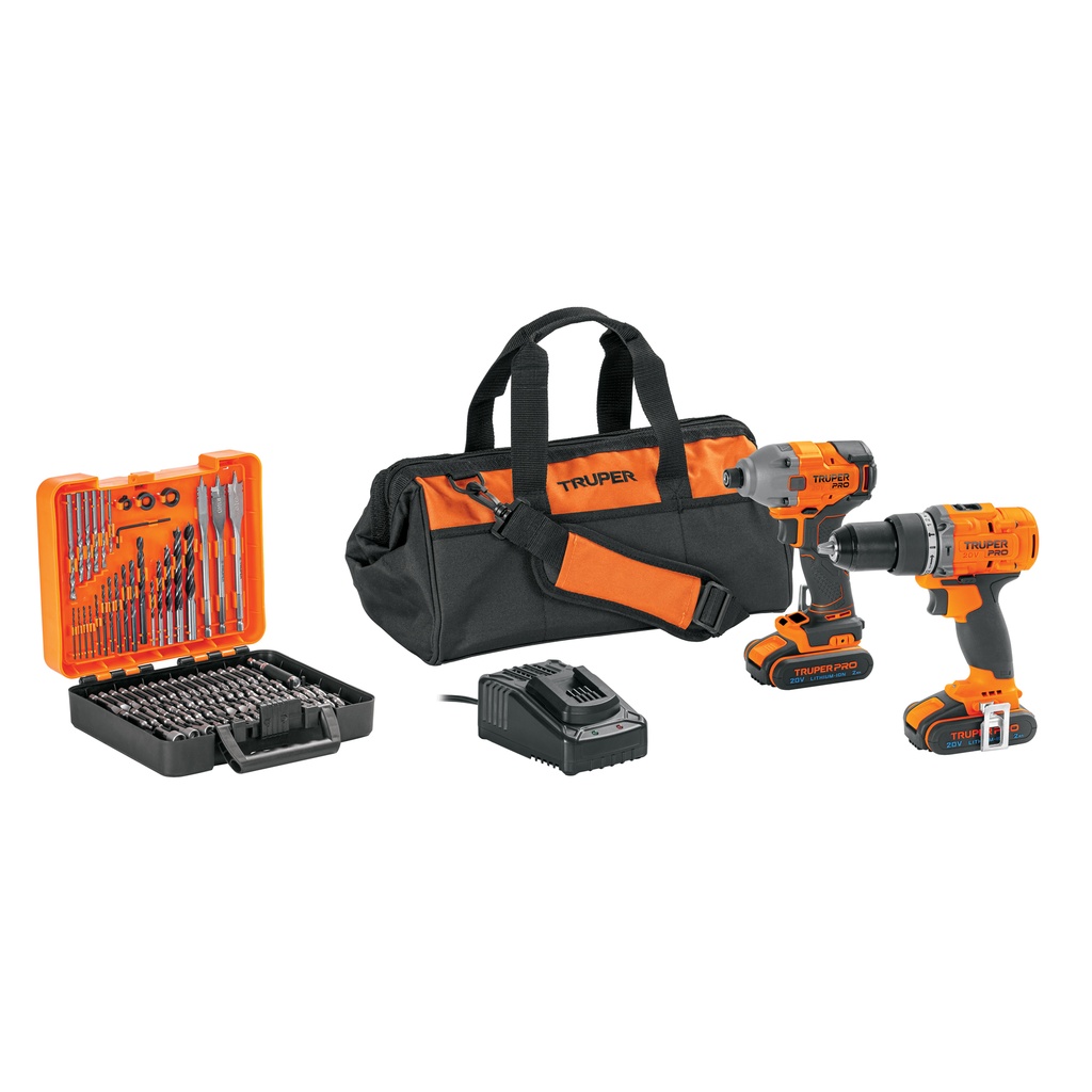 COMBO-20A2 | Combo rotomartillo/destornillador de impacto inal. 20V, PRO