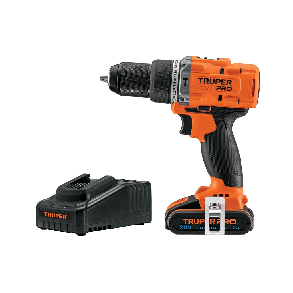 ROTI-20A2 | Rotomartillo inal. 1/2', 20V, 1 bat. 2Ah, 1 carg. TRUPER PRO