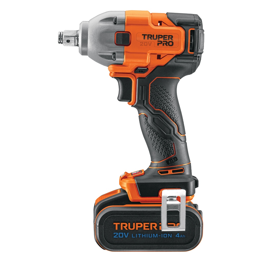 LIMI-20A2 | Llave impacto inal.1/2', 20V, 1 bat. 4Ah, 1 carg. TRUPER PRO