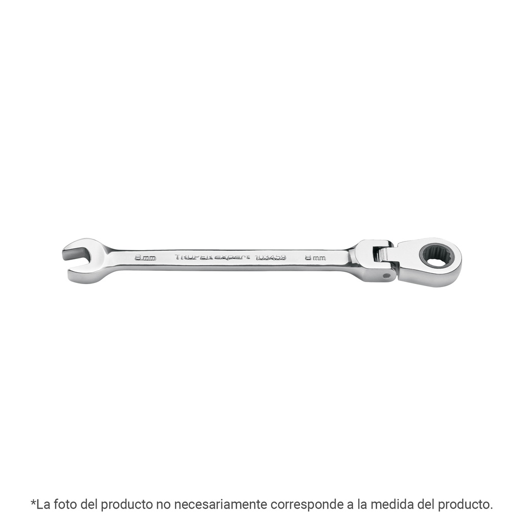 LL-2013MXF | Llave combinada con matraca 13 mm flexible, Expert