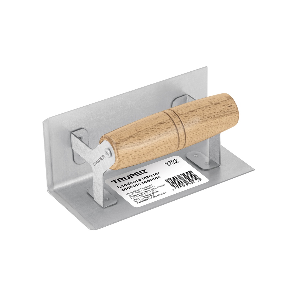 ESQ-61 | Esquinero interior, para acabado redondeado, Truper