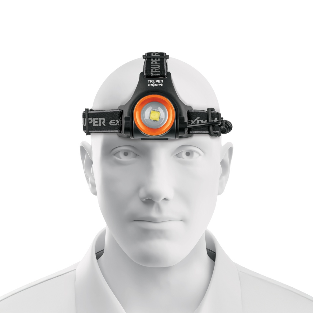 LI-CA-900RX | Linterna de minero LED 1100 lm, recargable, TRUPER EXPERT