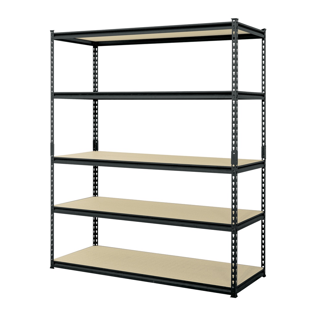 ESME-603 | Estante metálico 5 repisas MDP cap. 60 Kg 183x61x152, PRETUL