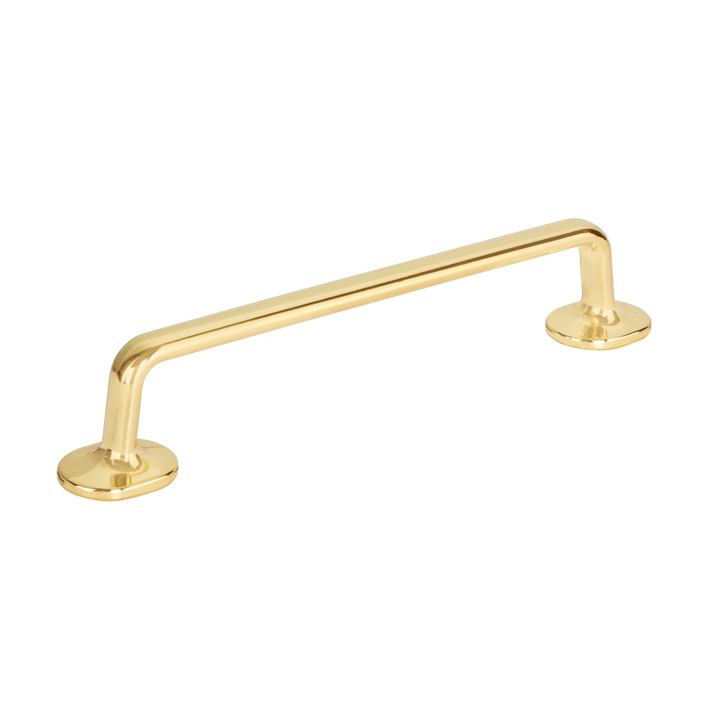 JAL-1321 | Jaladera de 96mm, línea Oviedo, latón brillante, HERMEX