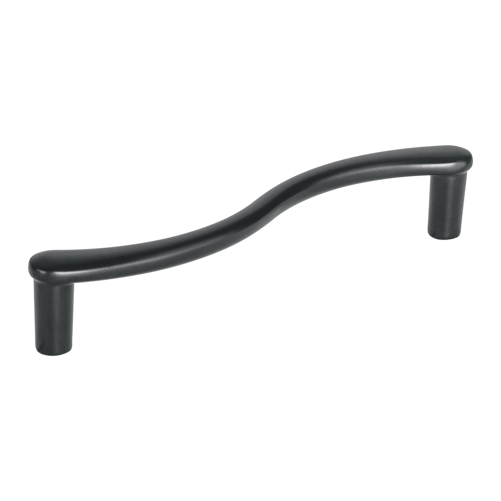 JAL-1462 | Jaladera de 128mm, línea Toledo, negro, HERMEX