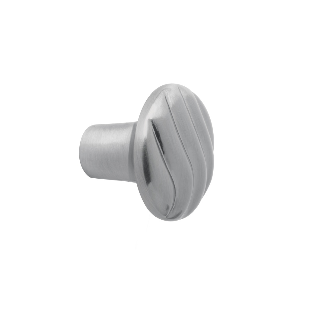 PER-141 | Perilla metálica estilo 'Toledo', niquel satinado, HERMEX